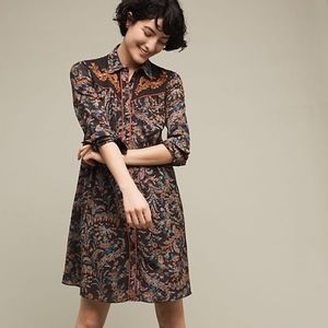 Anthropologie- Holding Horses Escalante Shirtdress